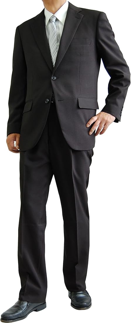 2021A/W新作☆送料無料】 礼服 シングル 2釦 メンズ ブラック
